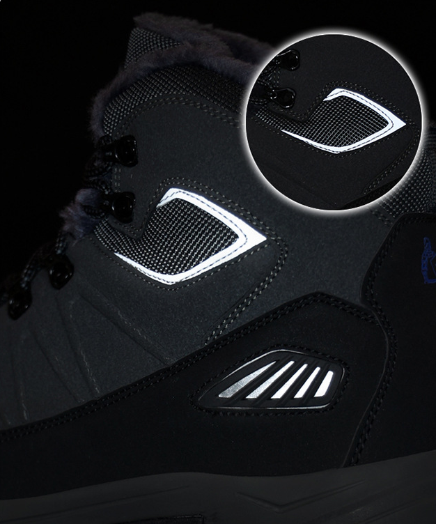 ⏰ 70% OFF Limited Time – Men's Warm Orthopedic Hiking Work Boots – Non-Slip All-Terrain Grip, Impact & Puncture Resistant, Wide Toe Arch Ankle Support, For Multiple Occasions